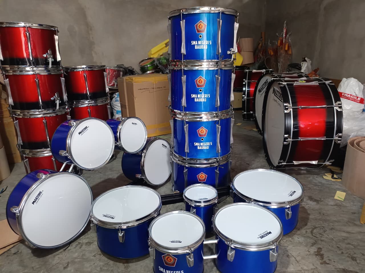 Alat Drumband Custom Langsung dari Produsennya, Bisa Pilih Warna Sesuka Hati dengan Harga Bersahabat