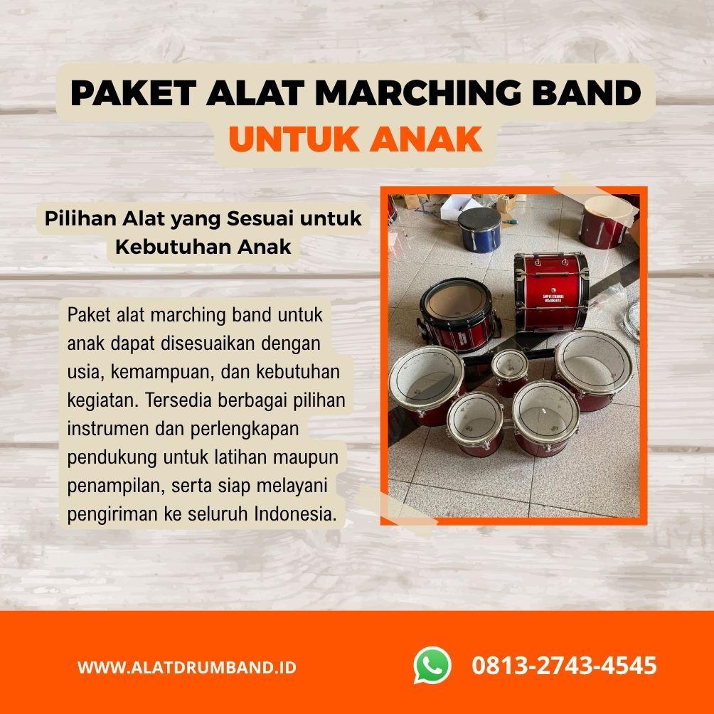 Alat Marching Band Anak untuk Pemula