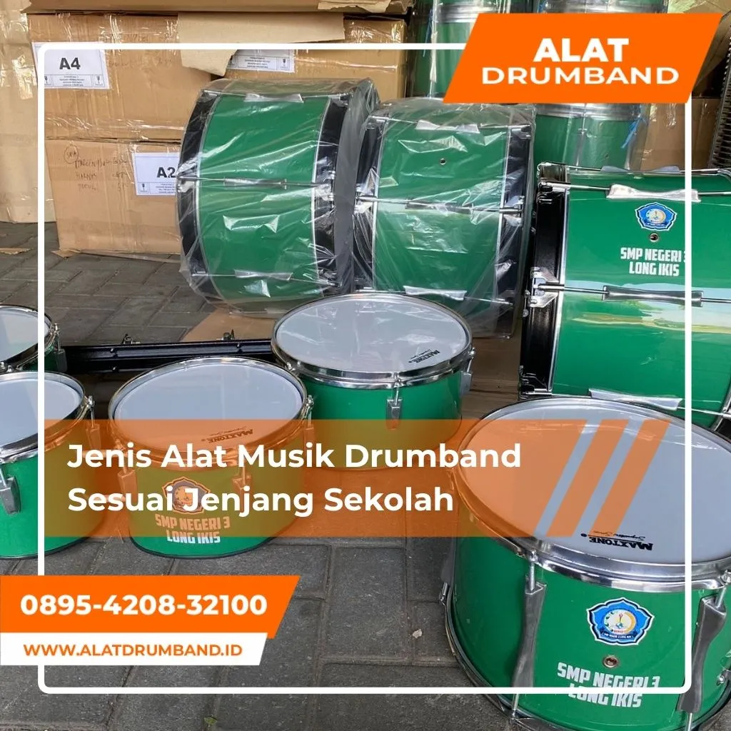Alat Musik Drumband Apa Saja untuk TK, SD, SMP, dan SMA?