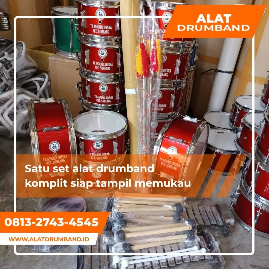 Alat Musik Drumband yang Dipukul Lengkap: Snare, Tenor, Bass hingga Cymbal