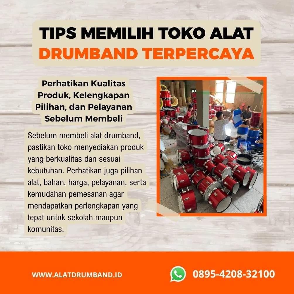 Cara Memilih Tempat Jual Alat Drumband yang Terpercaya