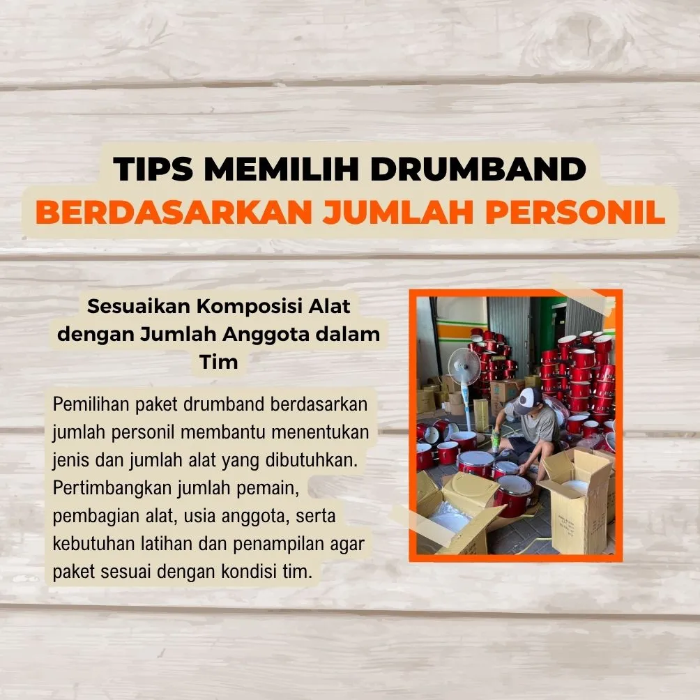 Cara Menentukan Paket Drumband Sesuai Jumlah Pemain