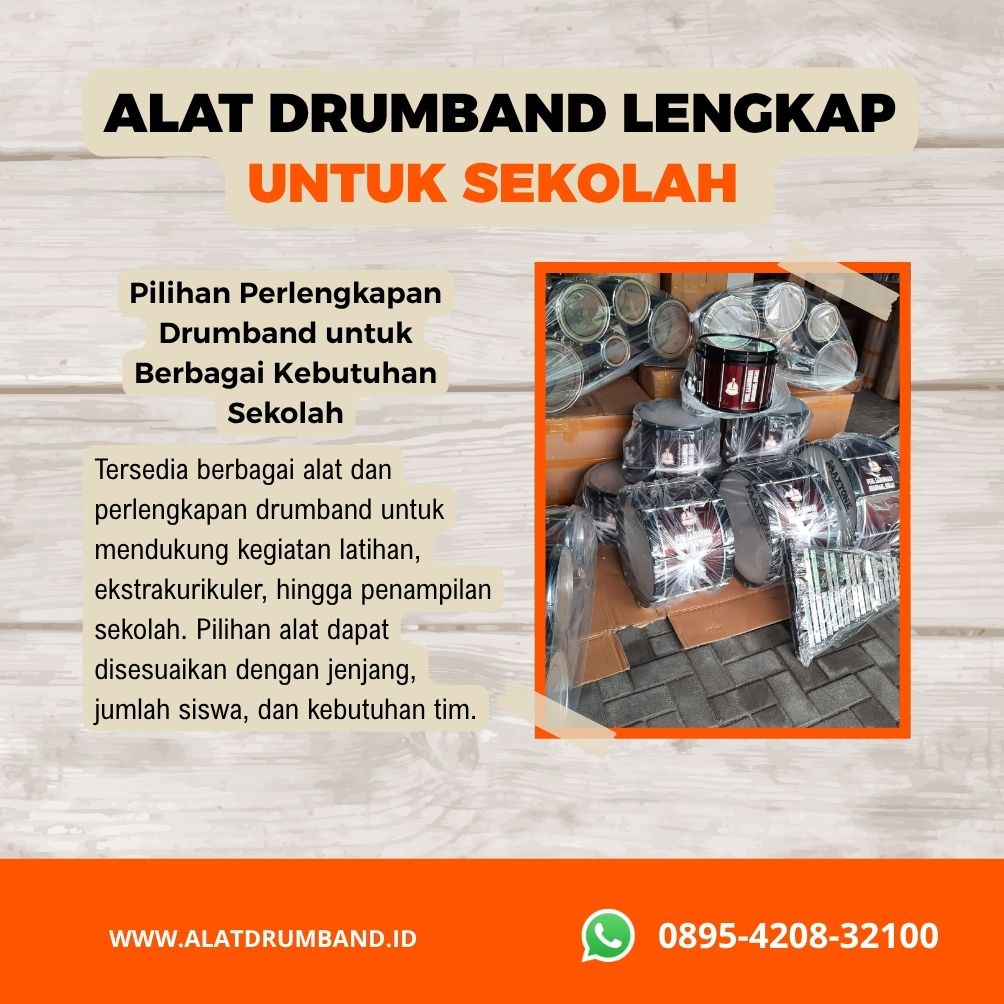 Jual Alat Drumband Lengkap Berkualitas untuk Sekolah