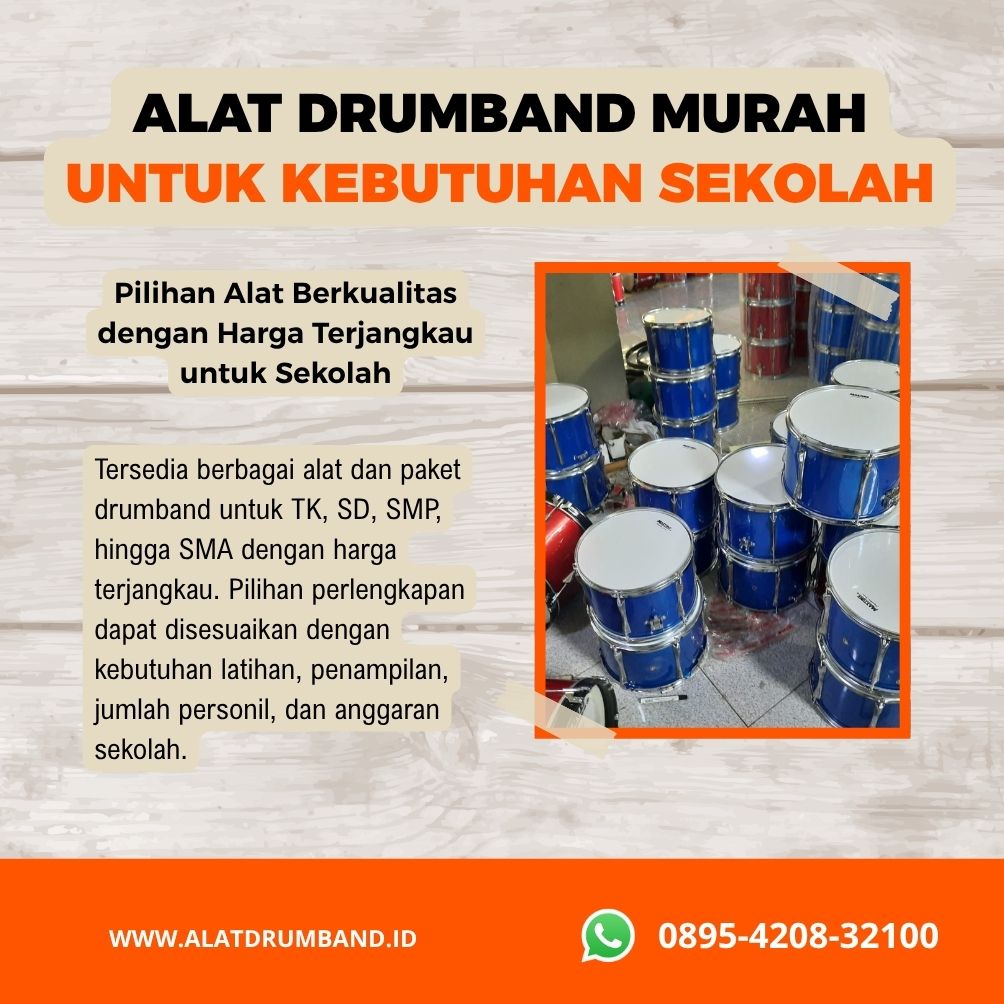 Jual Alat Drumband Murah untuk Kebutuhan Sekolah
