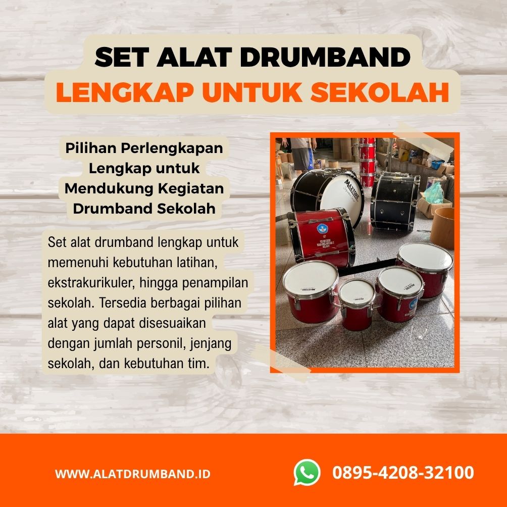 Jual Alat Drumband Satu Set untuk Sekolah