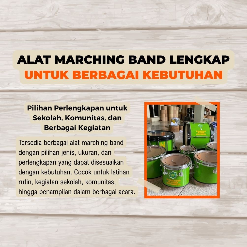 Jual Alat Marching Band Lengkap untuk Sekolah dan Komunitas