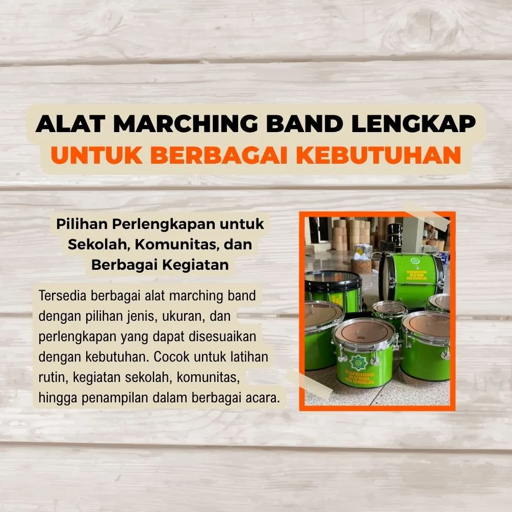 Jual Alat Marching Band Lengkap untuk Sekolah dan Komunitas