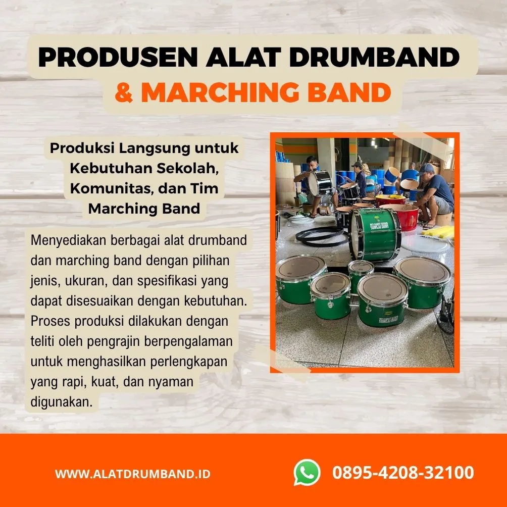 Produsen Alat Drumband dan Marching Band Berkualitas