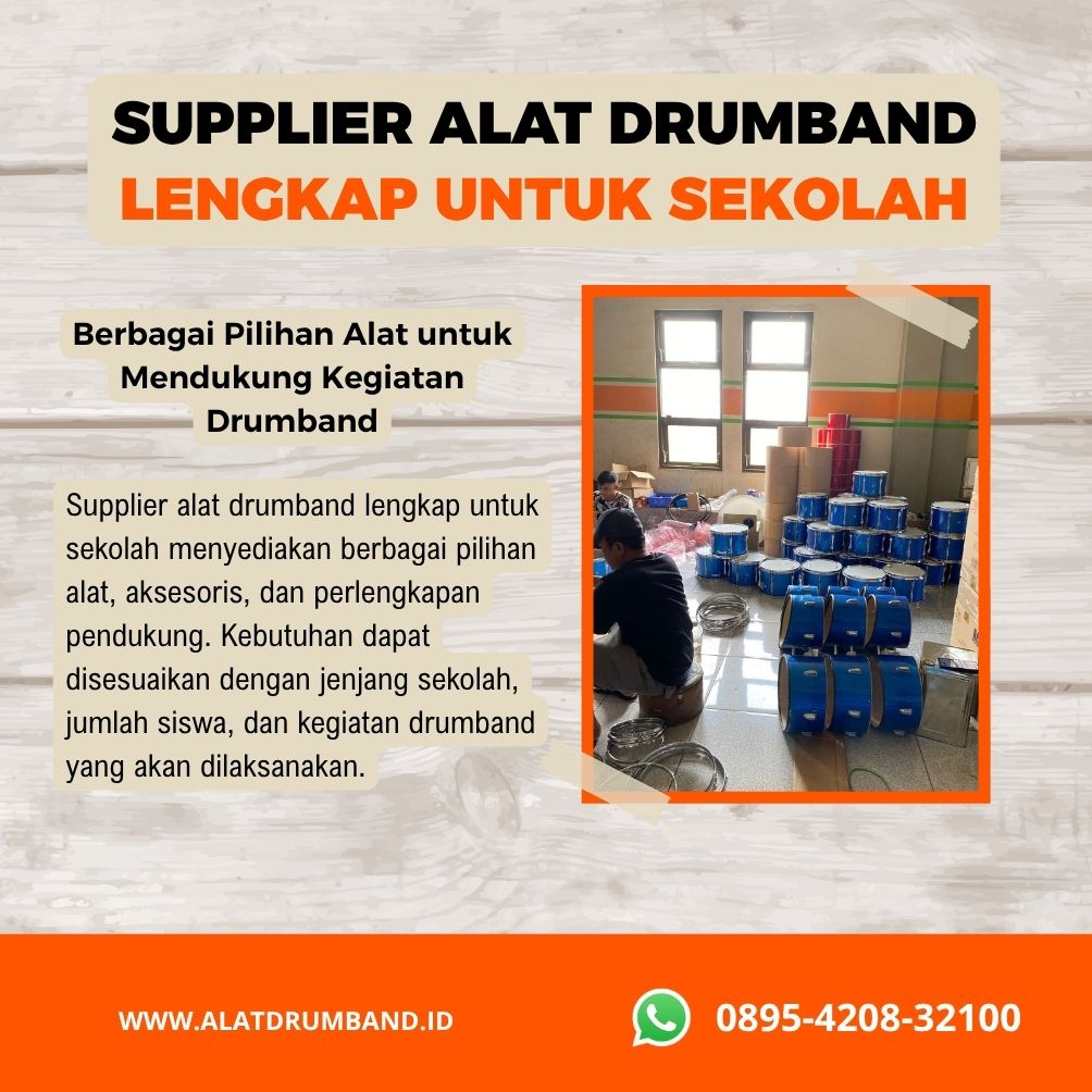 Supplier Alat Drumband untuk Kebutuhan Sekolah