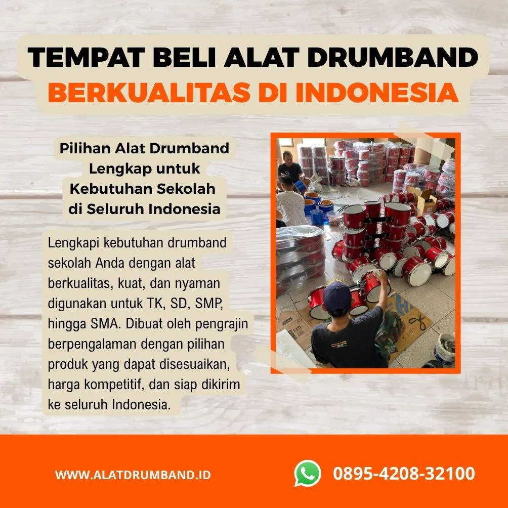 Tempat Beli Alat Drumband Berkualitas di Indonesia